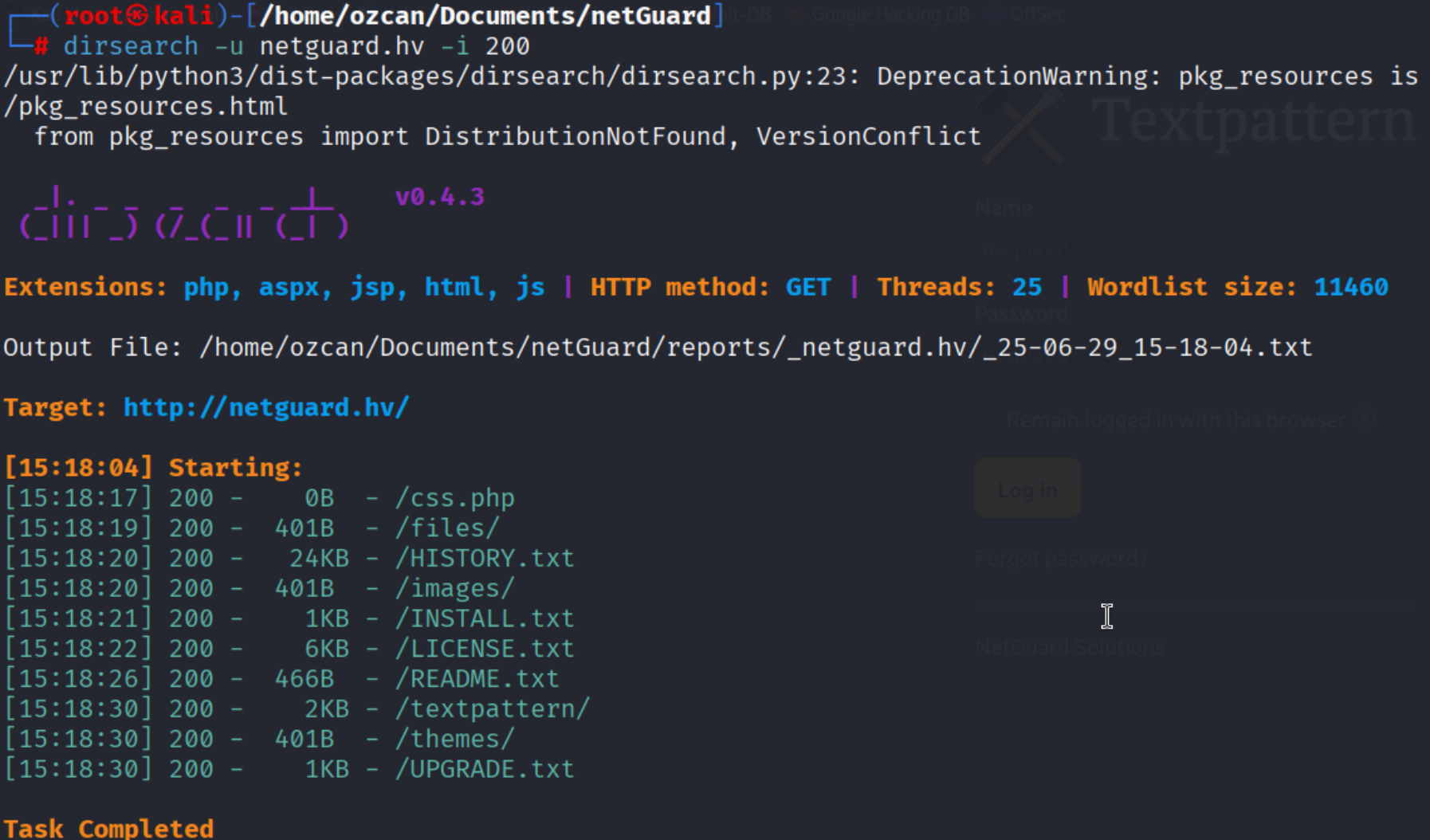 Nmap Output