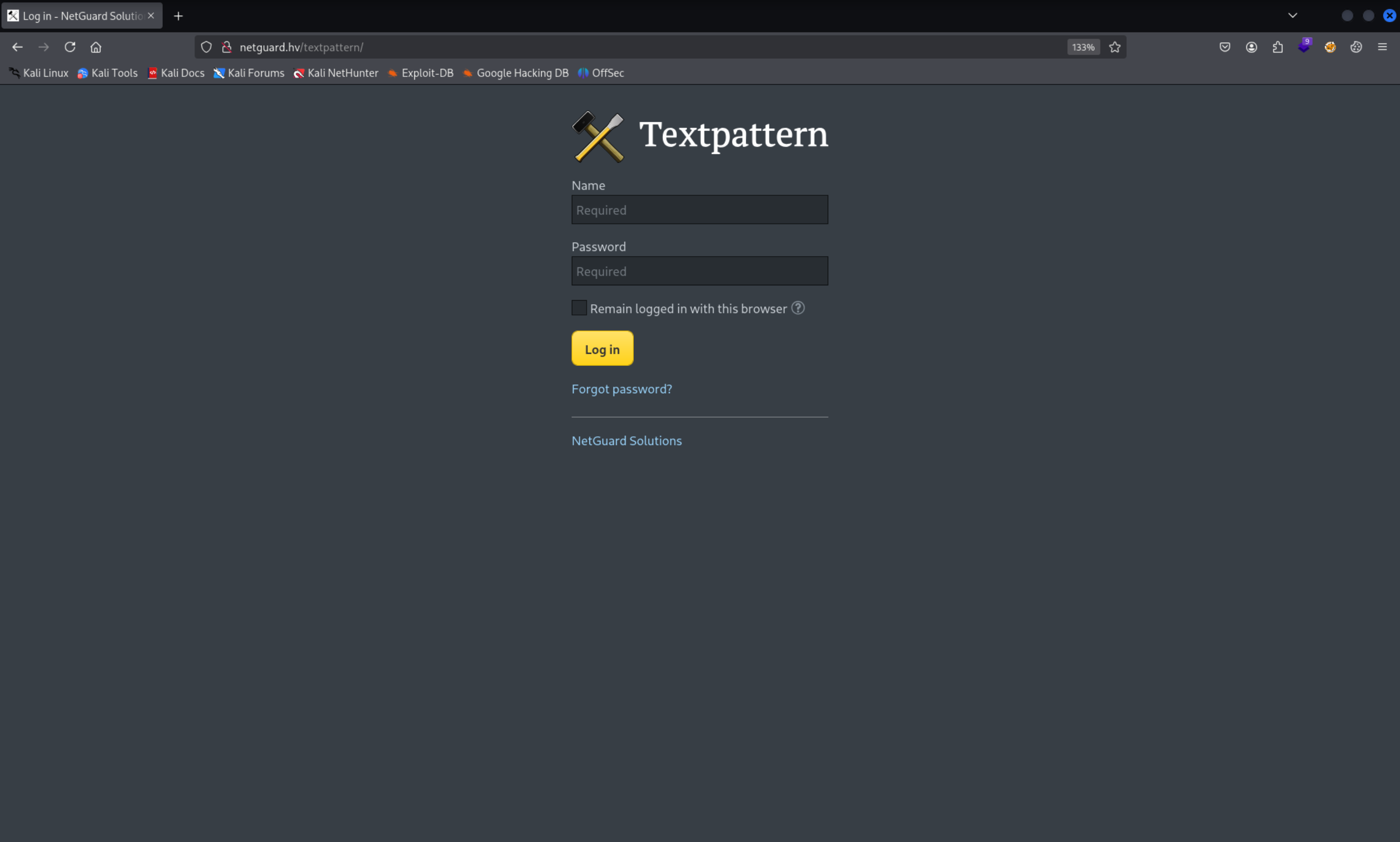 Dirsearch Output