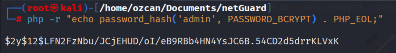 bcrypt Hash