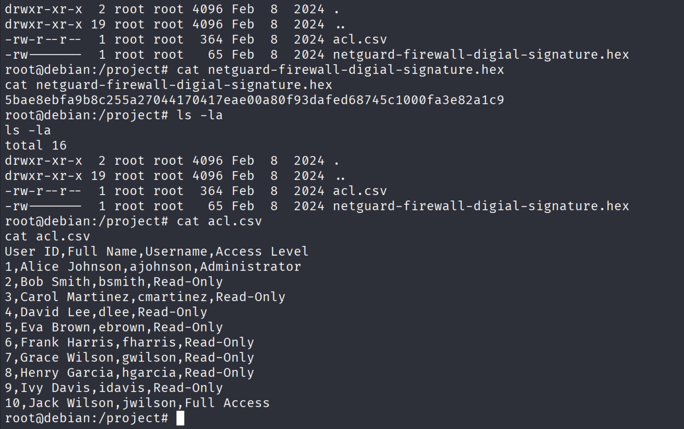 Project Directory