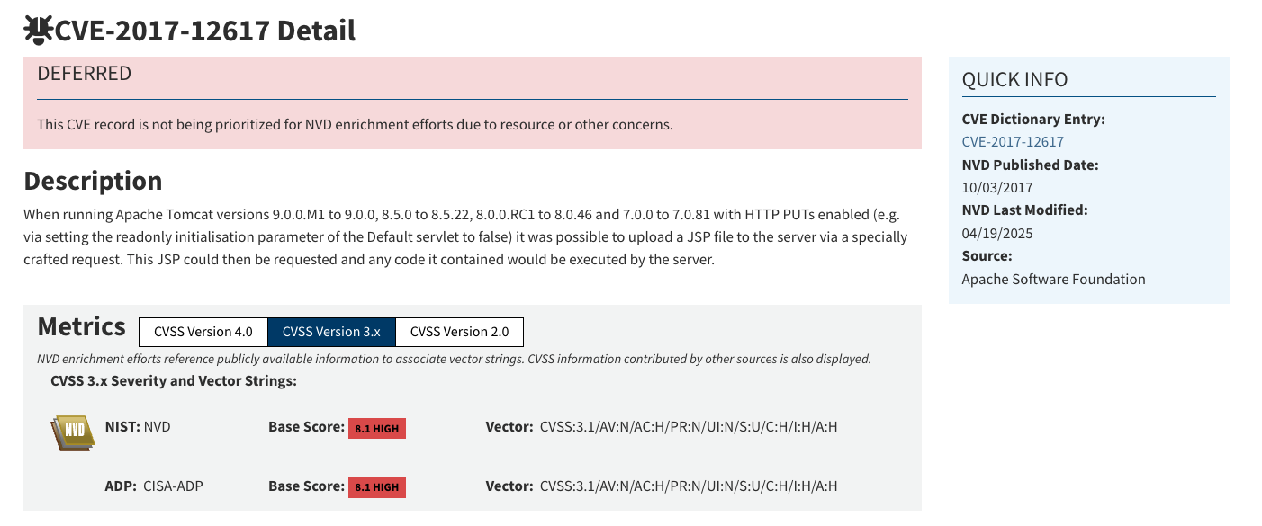 Vulnerability Info