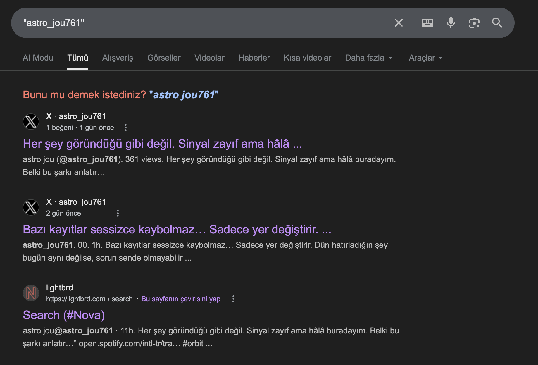 X search result for astro_jou761